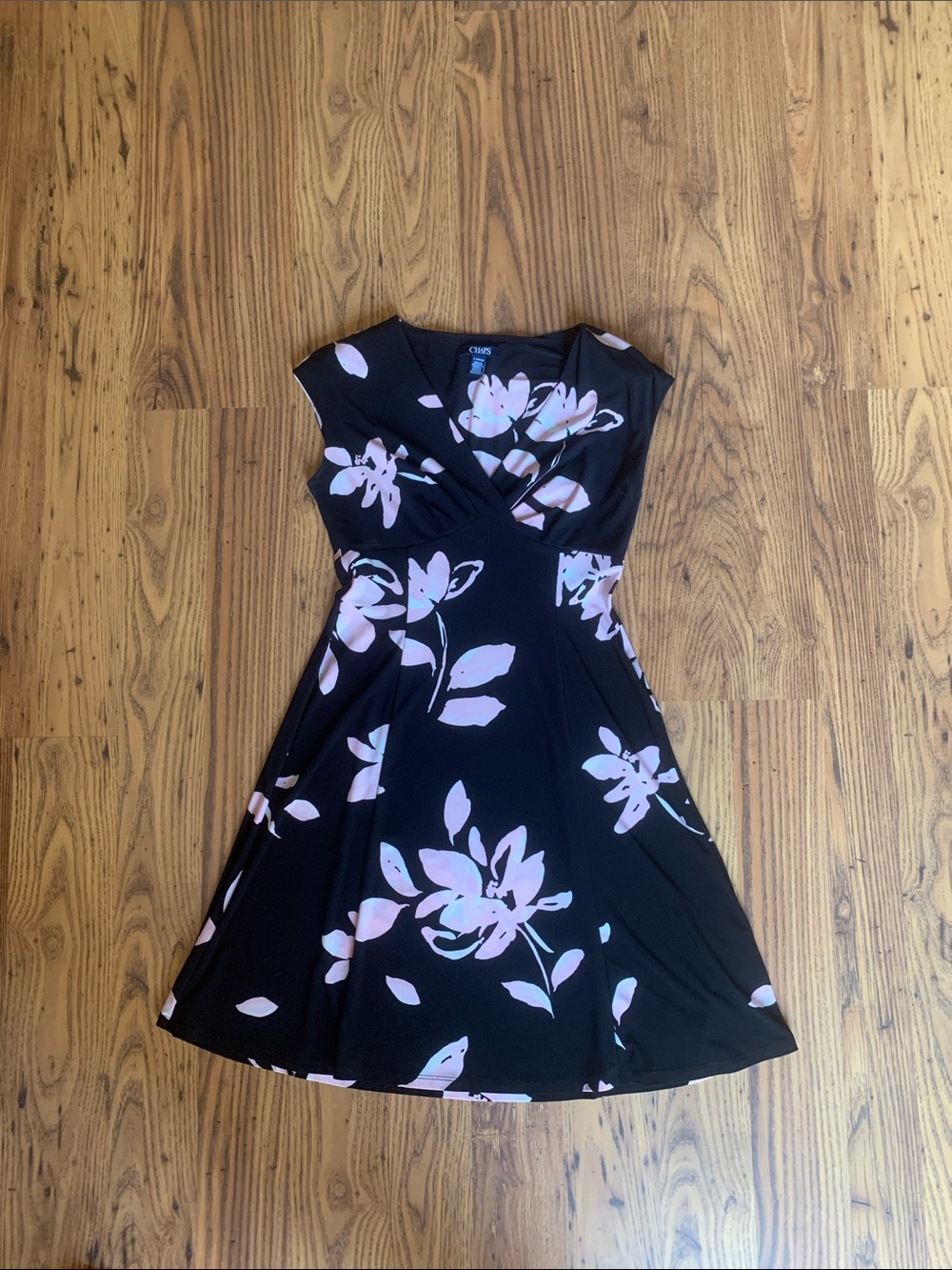 Chaps floral dress in size S petite